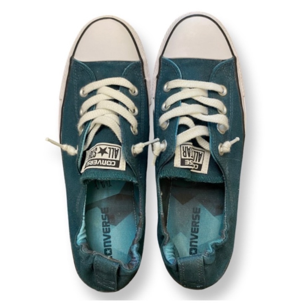 Converse Shoreline Emerald Green color